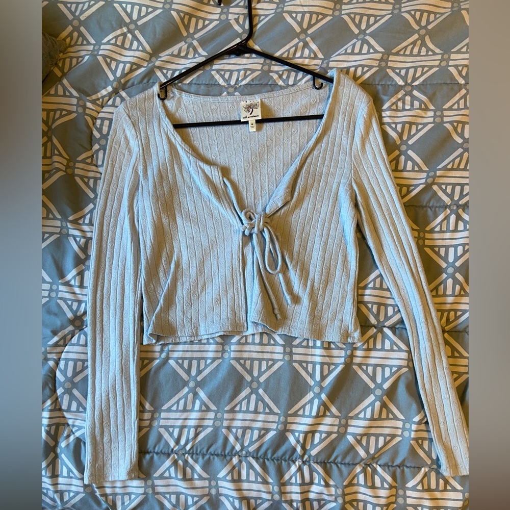 Self esteem, Cute top, ties in the front Women’s top , size small